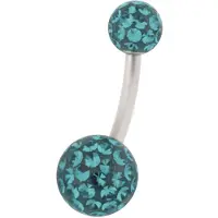 Wildcat Sealed Multi Jewelled Bananabell - 8,0 mm, Zirkon Modra, 5,0 mm/8,0 mm