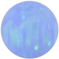 Wildcat Synthetik Opal Ball - lävistyspallo - 1,6 mm, 8,0 mm, Vaaleansininen