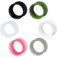 Wildcat Kaos Softwear Skin - silikoniset tunnelit - 45,0 mm, Musta