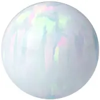 Wildcat Synthetik Opal Ball - lävistyspallo - 1,6 mm, 5,0 mm, Valkoinen