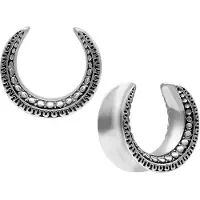Wildcat Ear Saddles Maori<!--63db8a292cba6--> - Hopeinen metalli, 14,0 mm