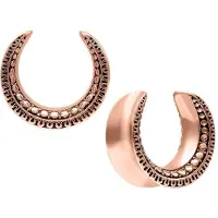 Wildcat Ear Saddles Maori<!--63db8a292cba6--> - Ruusukultainen metalli, 16,0 mm