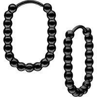 Wildcat Oval Bubble -korvarenkaat - Musta metalli