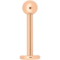 Wildcat Micro Labret - lävistyskoru - 1,2 mm, 8,0 mm, 3,0 mm, Ruusukultainen metalli