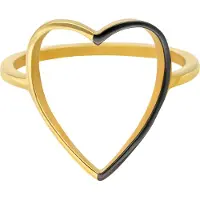 Wildcat 2 Coloured Heart - Sormus - Kultainen metalli, 19,0 mm