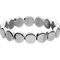 Wildcat Fine Plate - sormus - Hopeinen metalli, 19,0 mm