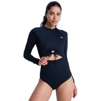 Roxy Beach Essential Naisten Pitkähihainen Shorty-märkäpuku Takavetoketjulla