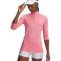 Under Armour Tech 1/2 Zip- Twist - Pink - L
