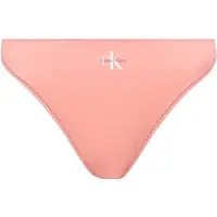 Calvin Klein High Leg Bikini - Coral - XS