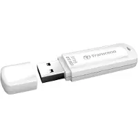 Transcend JetFlash 730 USB 3.1 Gen 1 64 Gt -muistitikku, valkoinen