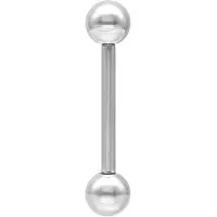 Wildcat Barbell - lävistyskoru - 16,0 mm, 4,0 mm, Valkokulta, 1,6 mm