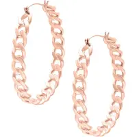 Wildcat Curbchain Hoops - korvarenkaat - Ruusukultainen metalli