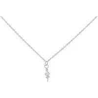 Wildcat Little Snake Necklace - kaulakoru - Hopeinen metalli