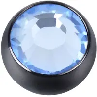Wildcat Jewelled Ball - Hellblau, 3,0 mm, 1,2 mm, Schwarz