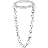 Wildcat Crystal Chain Clicker - Lävistysrengas - 10,0 mm