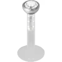 Wildcat Micro Jewelled Push-fit Labret