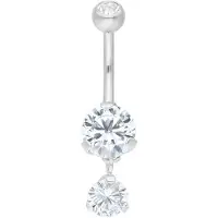 Wildcat Jewelled Double Diamond Bananabell - 10,0 mm, Bela