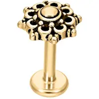 Wildcat Mandala Labret<!--640960d59a2c7--> - Kultainen metalli