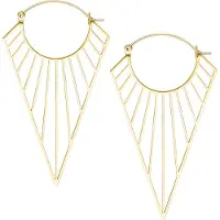 Wildcat Prisma Hoops - Korvakorut - Kultainen metalli