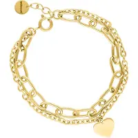 Wildcat Heart Bracelet - Rannekoru - Kultainen metalli