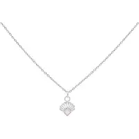 Wildcat Opal Fan Necklace - kaulakoru - Hopeinen metalli
