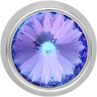 Wildcat Big Jewelled Side Threaded - Koristeosa - Vitrail Light, 8,0 mm, 1,6 mm, Hopeinen metalli