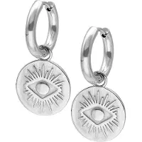 Wildcat Little Luminous Eye - korvarenkaat (pari) - Hopeinen metalli