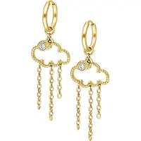 Wildcat Little Cloud 9 Hoops - Korvarenkaat (pari) - Kultainen metalli