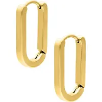 Wildcat Oval Basic Hoops - korvarenkaat - Kultainen metalli
