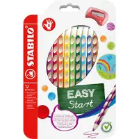Stabilo Värikynät - EasyColors - Oikea - 12 kpl. - Monivärinen - - OneSize - Värityssarjat