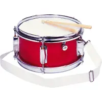 Goki Musiikkilelu - - Rumpu - Ø28 x K14 cm - Punainen - Mukana säätöpyörä - Alkaen 3 vuotta