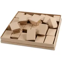 Creativ Company Pahvirasialajitelma, Kork. 3,5 cm, koko 5x7 cm, 24 kpl/ 1 pkt