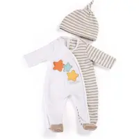 Miniland Pijama For Dolls Ruskea