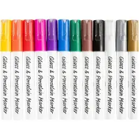 Creative toys Lasi- ja posliinitussi 1-2mm - Värilajitelma, 12kpl