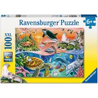 Ravensburger Beautiful Ocean, Kuviopalapeli, 100 kpl, Eläimet, Lapset, 6 vuosi/vuosia