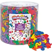 Colorations - ABC Foam Letters in Bucket 2208pcs.