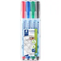 Staedtler 4 kpl Lumocolor Correctable F (0.6 mm)