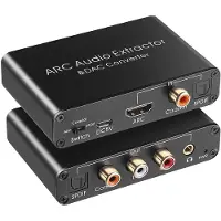 NÖRDIC HDMI ARC-ääniliitäntä, HDMI ARC -muunnin, DAC-muunnin CEC
