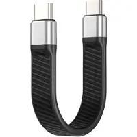 NÖRDIC lyhyt USB4-kaapeli 14cm 40Gbps data 8K video PD 100W yhteensopiva Thunderbolt 3:n kanssa