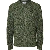 Selected Neulepaita 'SLHTilum' beige / yönsininen / vihreä