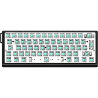 Wooting 60HE V2 -näppäimistö - ISO Non Split Spacebar - Black Aluminum