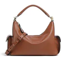 Ralph Lauren Nappa Leather Small Blaike Shoulder Bag - Brown - ONE SIZE
