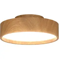 Grönlund Oak LED plafondi 50cm 3000K 32W puu