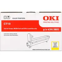 OKI 43913805 Rumpu värijauheen siirtoon keltainen 20.000 sivua