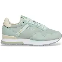 Pepe Jeans for woman. PLS400033 Shoes Hailon Basic green (41), Flat, Laces, Casual
