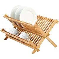 KINGHOFF bambu astioiden kuivausteline kh-1631