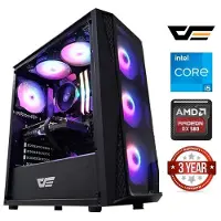 Mdata Gaming Tietokone Core i5-12400f 16GB 1TB SSD RX 580 NoOS Työpöytä-tietokone