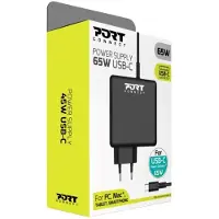 Port Designs – POWER SUPPLY 65 W - TYPE C RETAIL - EU (900097B-EU)