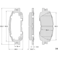 Brembo Jarrupalasarja, levyjarru P 83 204