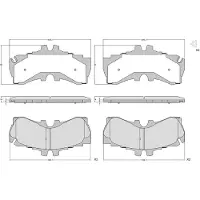 Brembo Jarrupalasarja (4kpl), levyjarru P 83 205